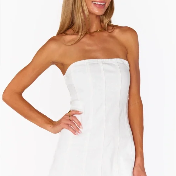 Coronado Corset Mini in Pearly White - Picture 3 of 4